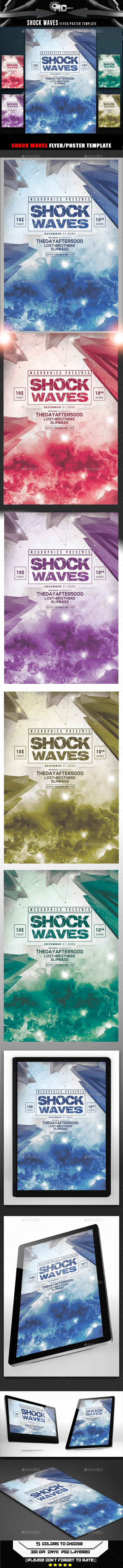GraphicRiver Shock Waves Flyer Template 9129519 GraphicRiver Shock Waves Flyer Template 9129519