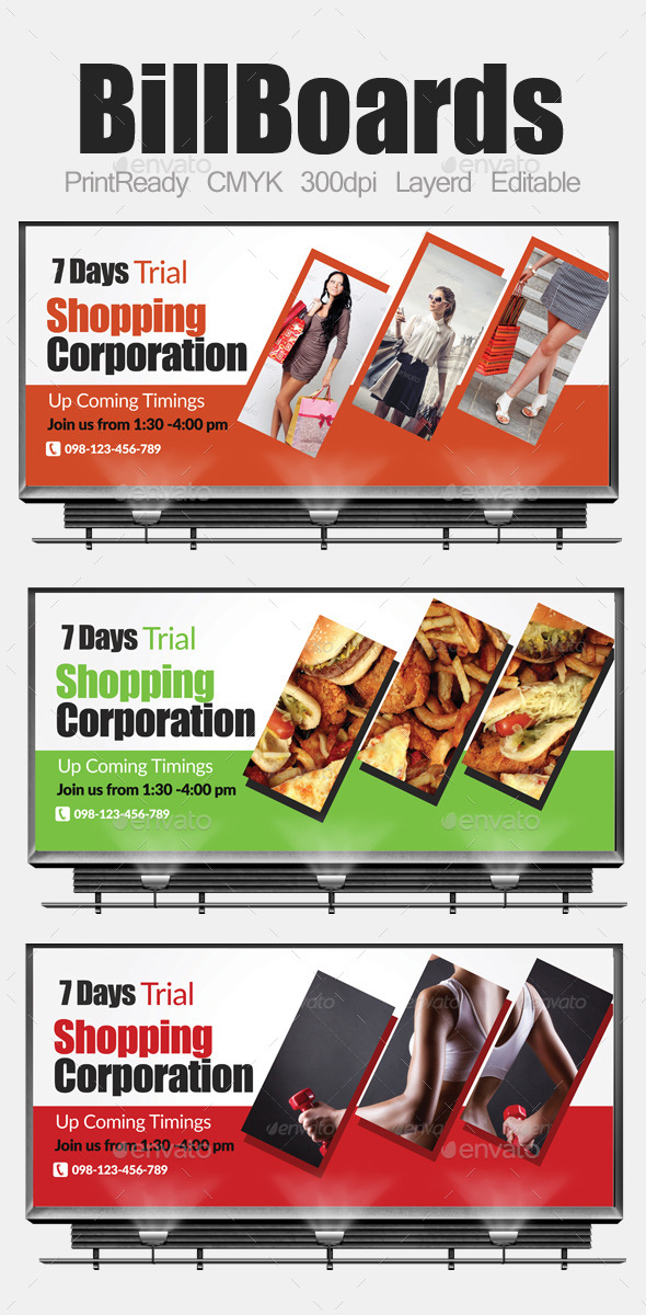 GraphicRiver Multi Purpose Business Billboards 9130216 GraphicRiver Multi Purpose Business Billboards 9130216