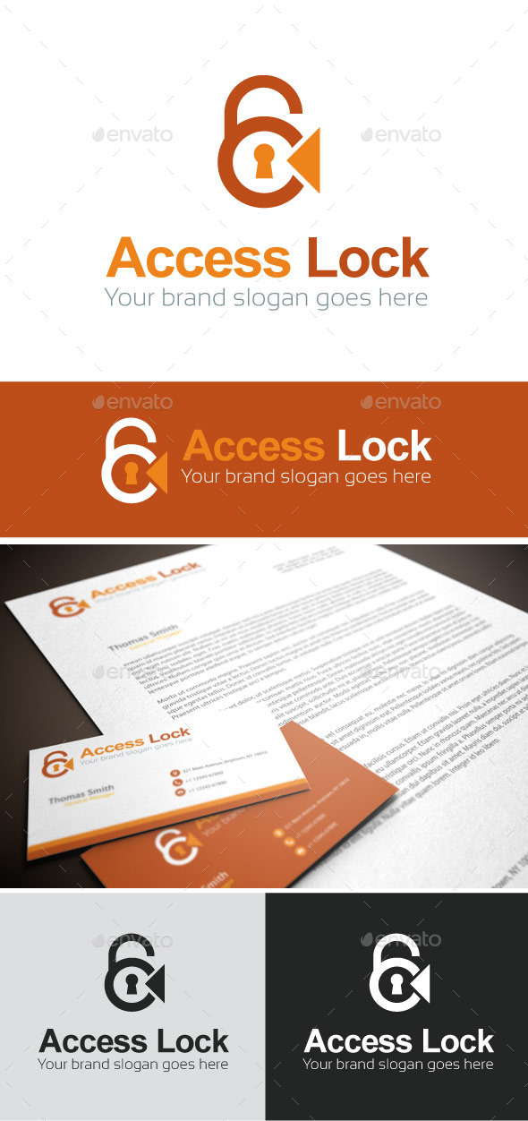 GraphicRiver Access Lock Logo Template 9132314 GraphicRiver Access Lock Logo Template 9132314