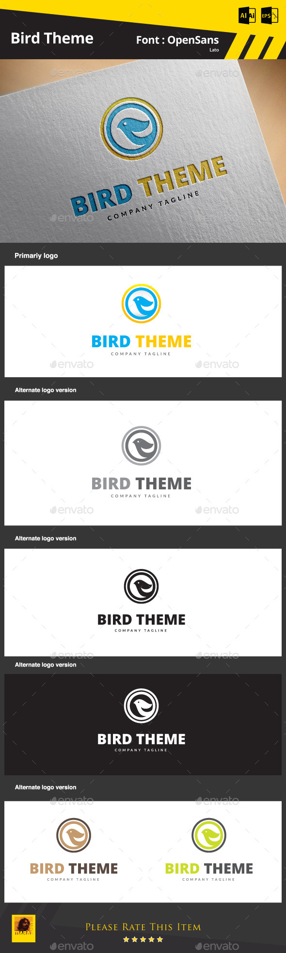 GraphicRiver Bird Theme 9132832 GraphicRiver Bird Theme 9132832