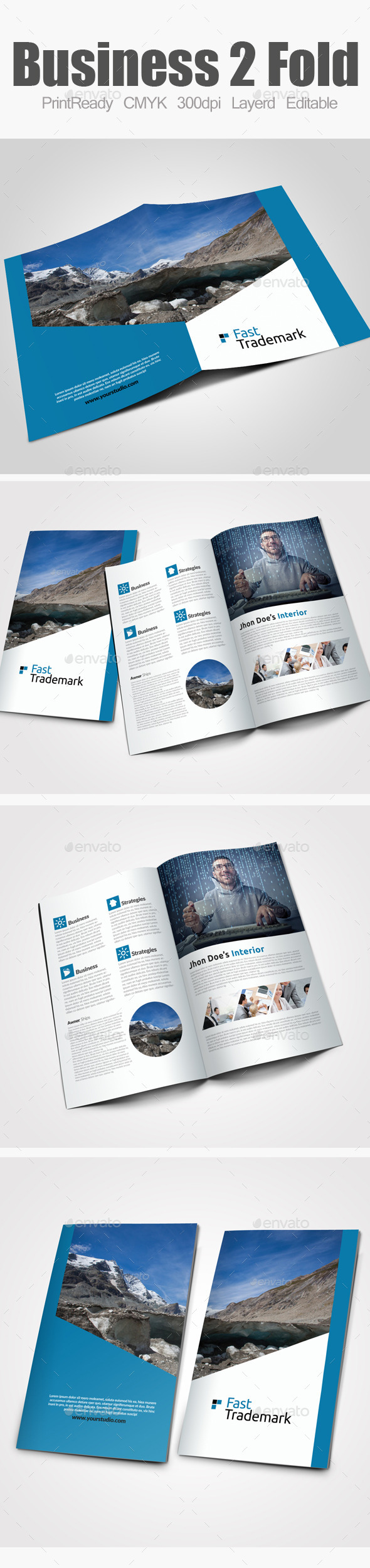 GraphicRiver Bi Fold Business Brochure 9133319 GraphicRiver Bi Fold Business Brochure 9133319