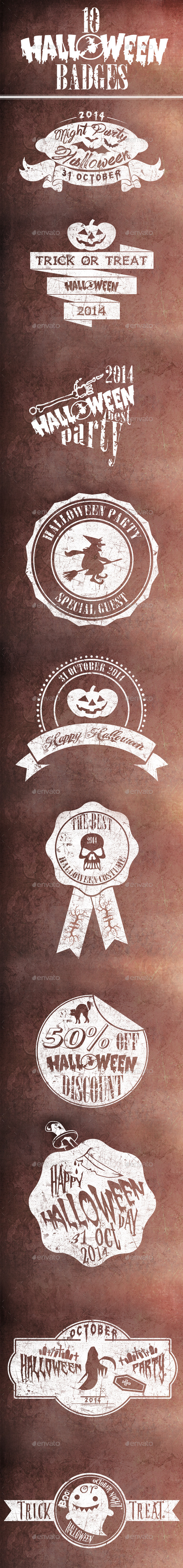 GraphicRiver 10 Halloween Badges 9133956 GraphicRiver 10 Halloween Badges 9133956