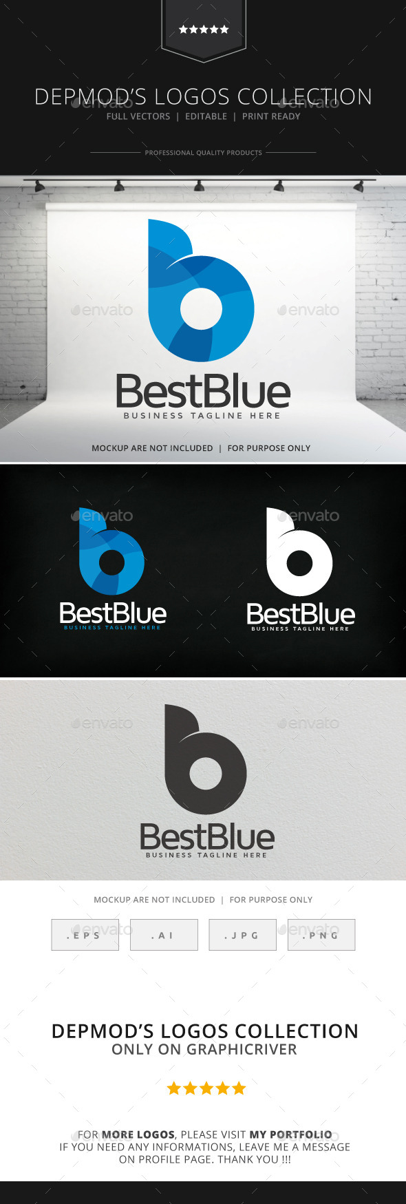 Best Blue Logo (Letters)