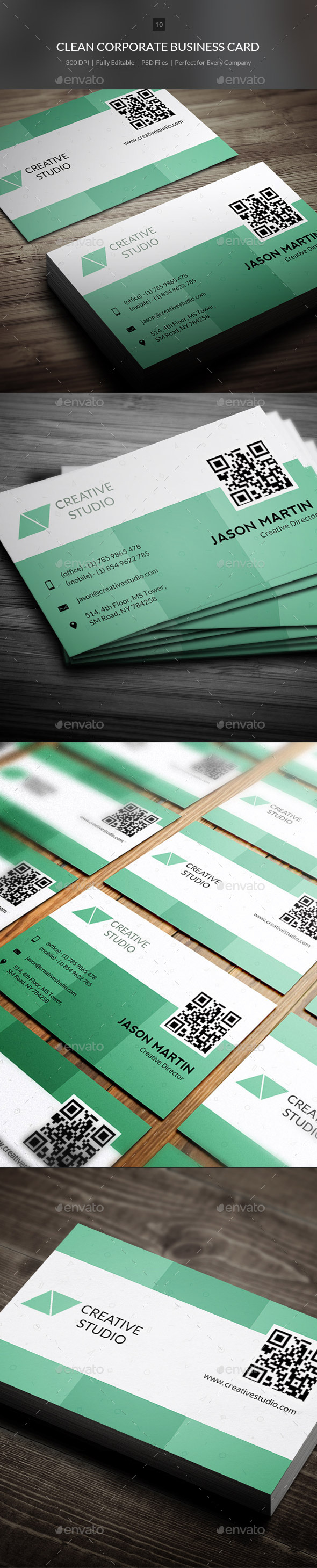 GraphicRiver Clean Corporate Business Card 10 9134532 GraphicRiver Clean Corporate Business Card 10 9134532