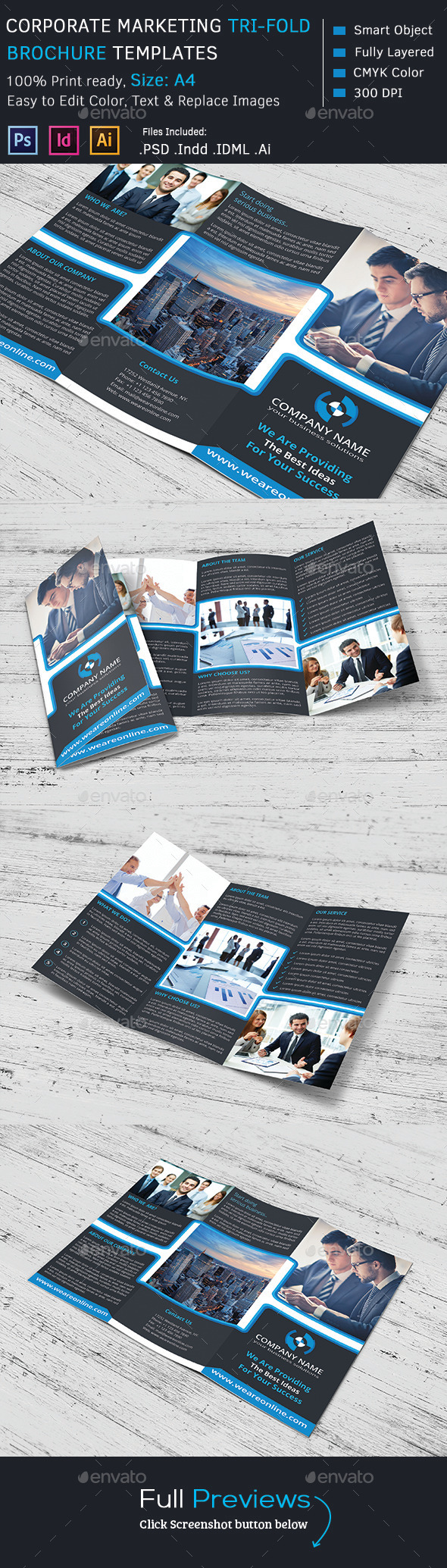 GraphicRiver Corporate Marketing Tri-Fold Brochure 9134925 GraphicRiver Corporate Marketing Tri-Fold Brochure 9134925