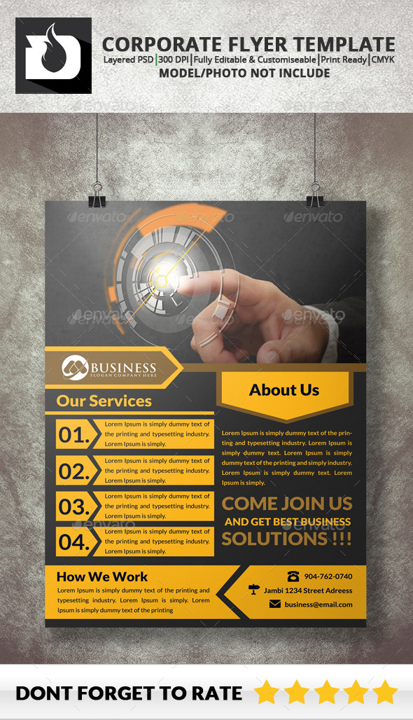 GraphicRiver Corporate Flyer Template 9115448 GraphicRiver Corporate Flyer Template 9115448