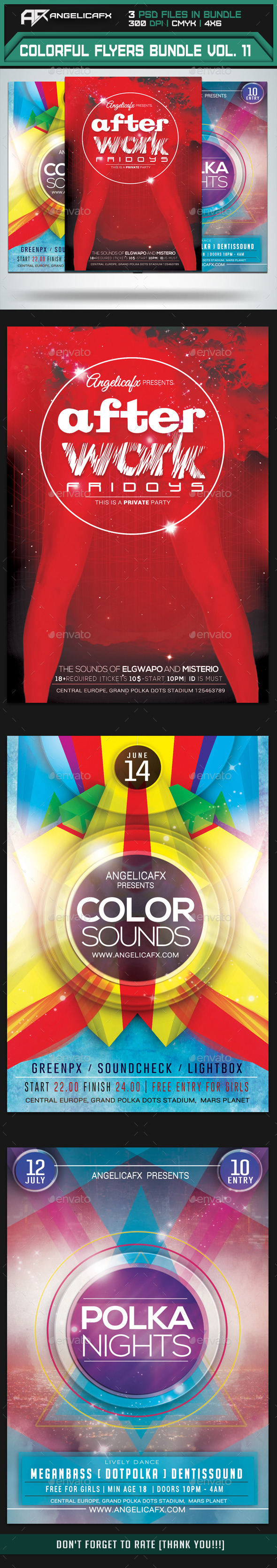 GraphicRiver Colorful Flyers Bundle Vol 11 9135448 GraphicRiver Colorful Flyers Bundle Vol 11 9135448