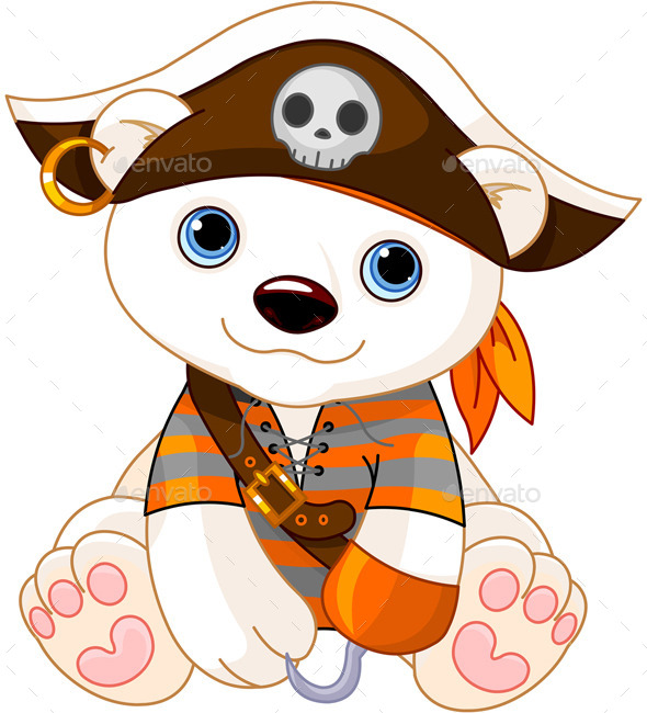 GraphicRiver Halloween Polar Bear 9136222 GraphicRiver Halloween Polar Bear 9136222