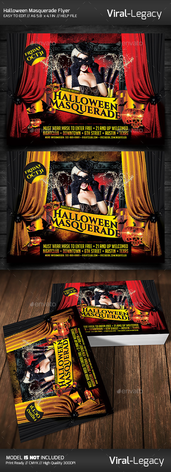 GraphicRiver Halloween Masquerade 9136532 GraphicRiver Halloween Masquerade 9136532