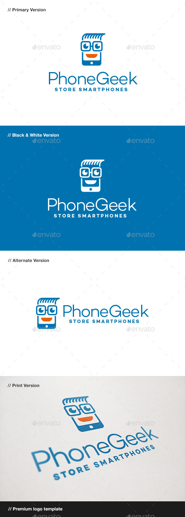 Phone Geek Logo (Objects)