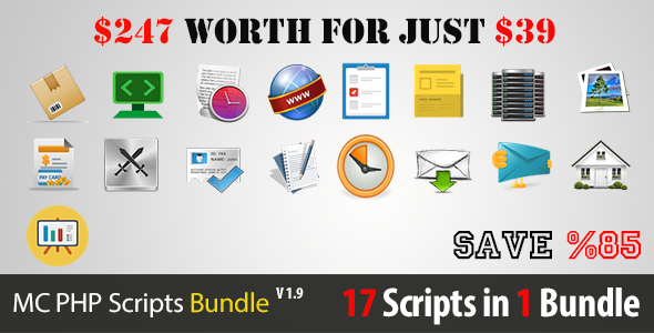 MC PHP Scripts Bundle 17 in 1 MC PHP Scripts Bundle 17 in 1