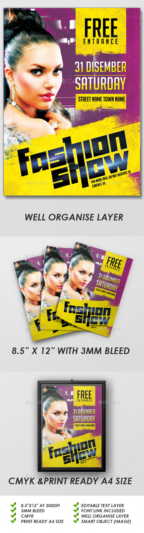 Fashion Show Flyers (Events)