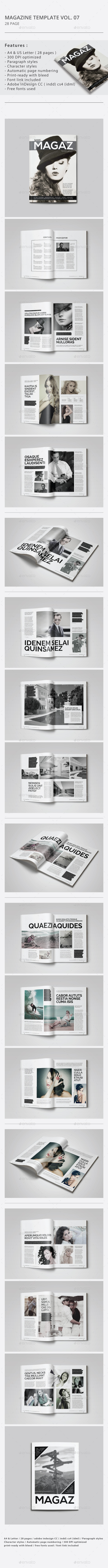 Indesign Magazine Template Vol.07 (Magazines)