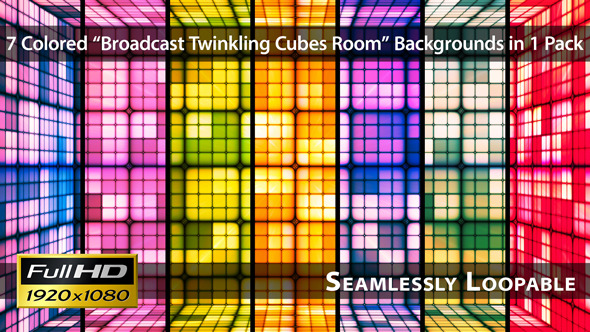 Broadcast Twinkling Cubes Room Pack 01 Broadcast Twinkling Cubes Room Pack 01