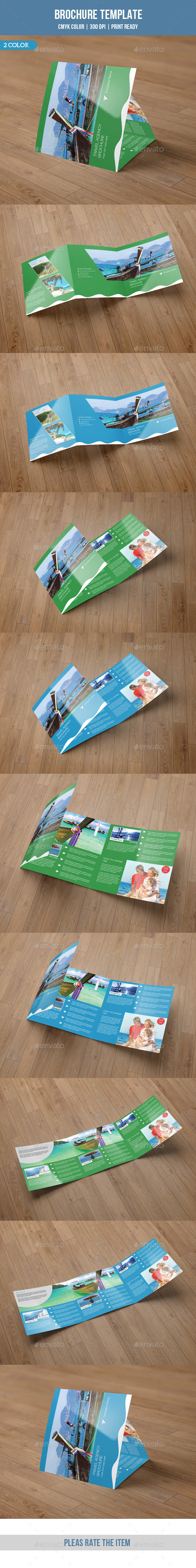 Square Trifold Brochure for Business-V39 (Corporate)