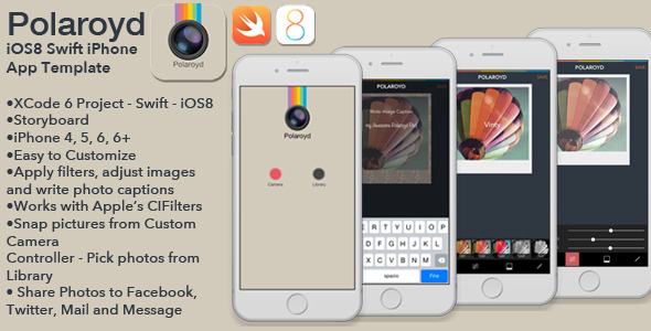 CodeCanyon Polaroyd Full iOS8 Swift Photo App Template 9141764 CodeCanyon Polaroyd Full iOS8 Swift Photo App Template 9141764