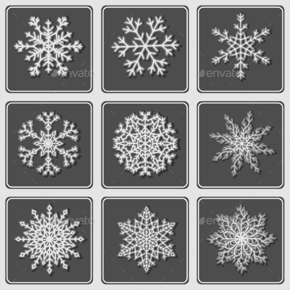 GraphicRiver Set of Beautiful Paper Snowflakes 9145463 GraphicRiver Set of Beautiful Paper Snowflakes 9145463