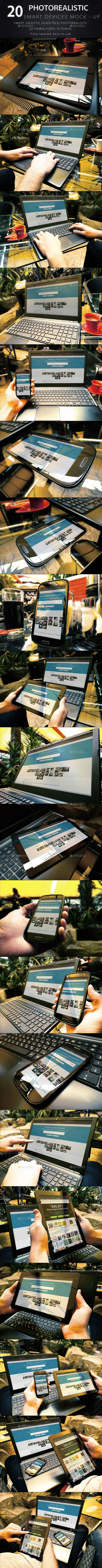 GraphicRiver 20 PhotoRealistic Devices Mock Ups With 20 Views 9145947 GraphicRiver 20 PhotoRealistic Devices Mock Ups With 20 Views 9145947