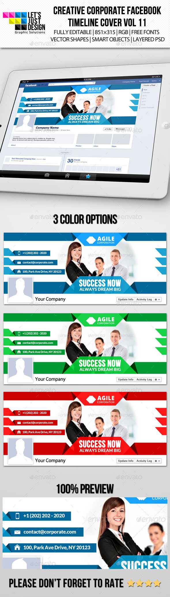 GraphicRiver Creative Corporate Facebook Timeline Cover Vol 11 9146213 GraphicRiver Creative Corporate Facebook Timeline Cover Vol 11 9146213