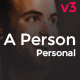 A Person - Creative Personal Theme A Person - Creative Personal Theme - ThemeForest Item for Sale