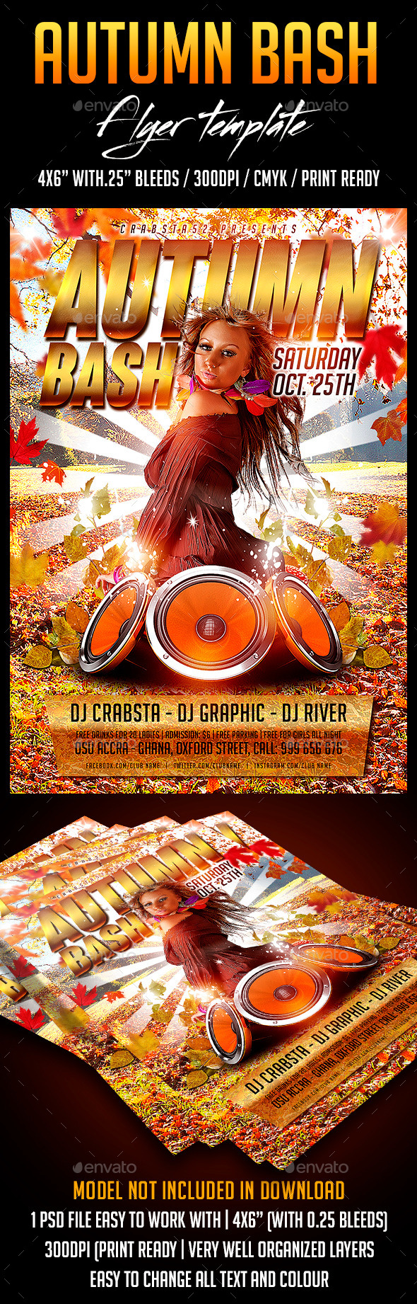 GraphicRiver Autumn Bash Flyer Template 9147620 GraphicRiver Autumn Bash Flyer Template 9147620