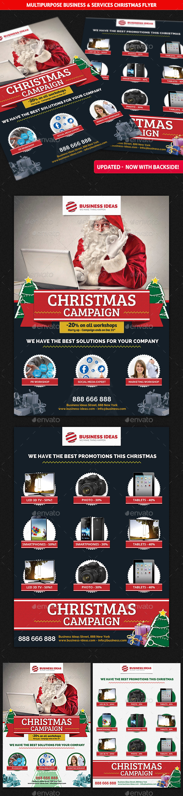 Multipurpose Business Christmas Flyer