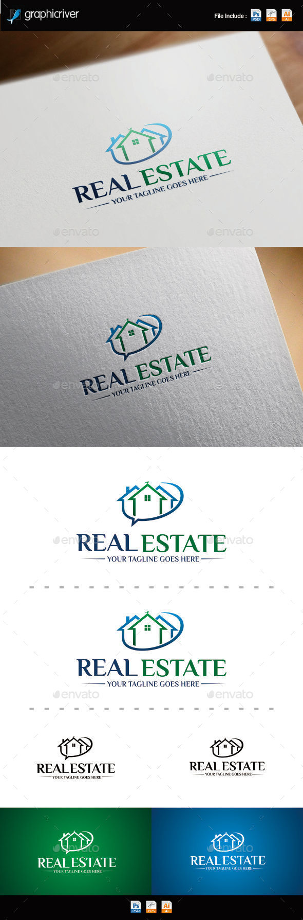GraphicRiver Real Estate Logo Template 9150143 GraphicRiver Real Estate Logo Template 9150143