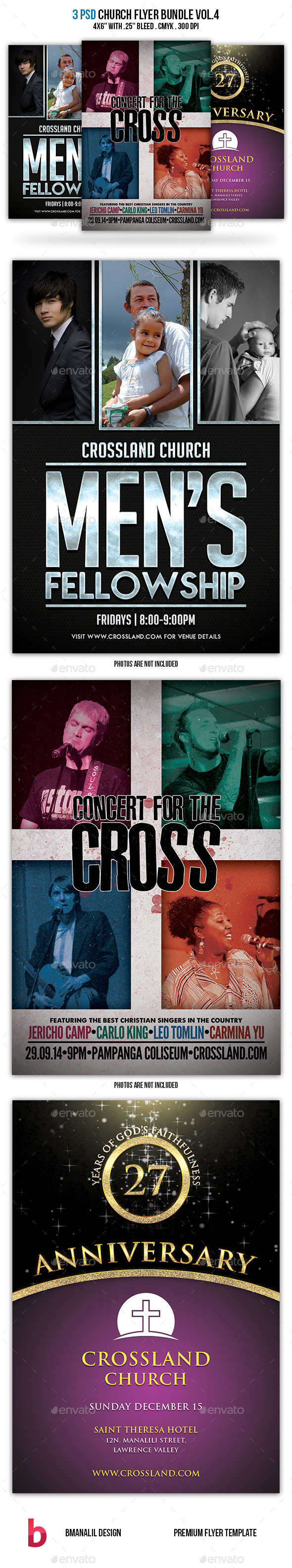 GraphicRiver Church Flyer Bundle Vol.4 9150751 GraphicRiver Church Flyer Bundle Vol.4 9150751