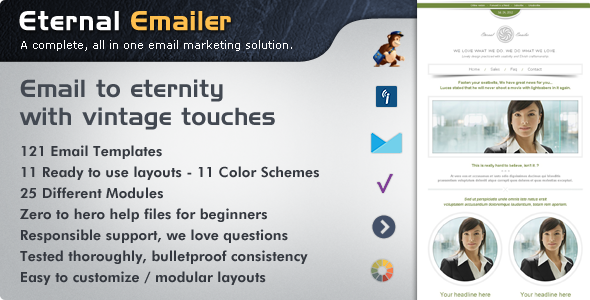 Eternal Emailer HTML Email Template