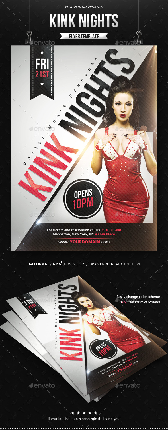 Kink Nights - Flyer (Clubs & Parties)