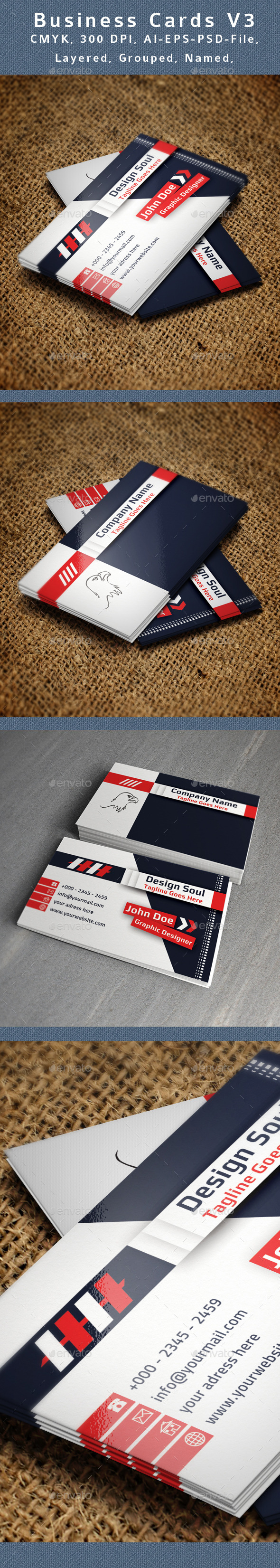 GraphicRiver Creative Business Card V3 9157435 GraphicRiver Creative Business Card V3 9157435
