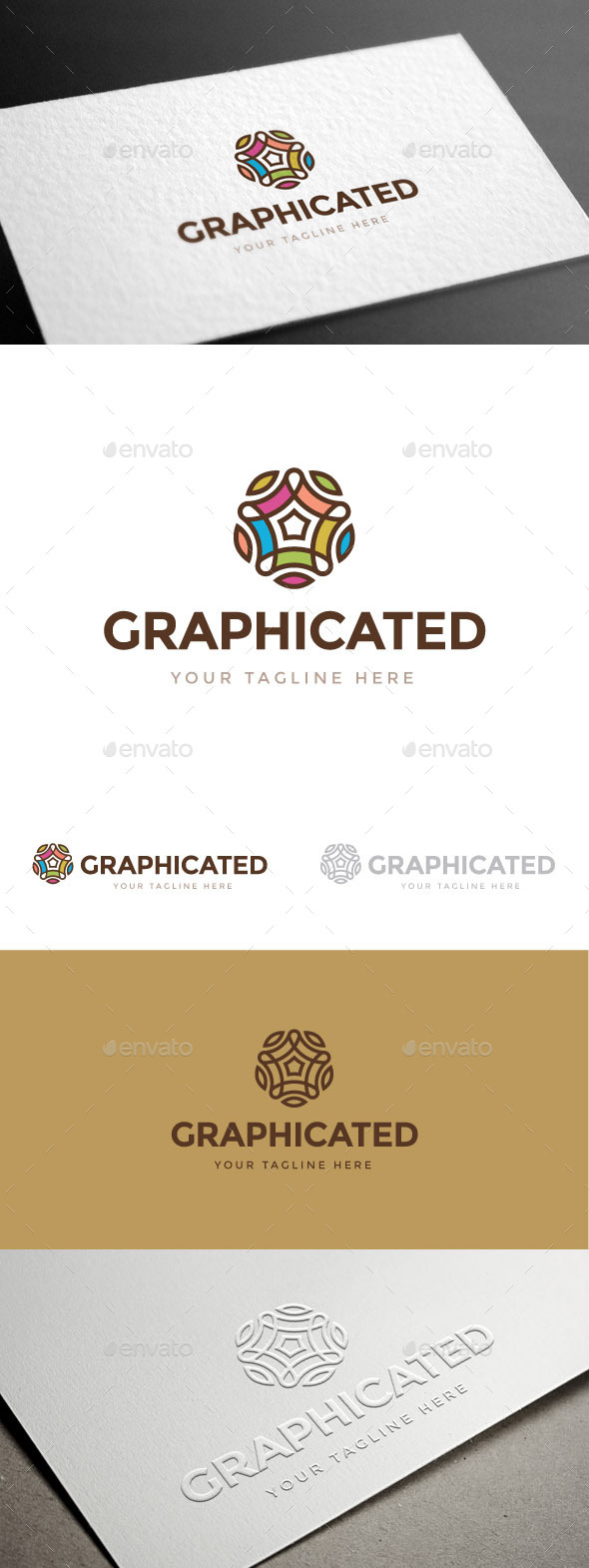 focus_keyword Graphicated Logo Template