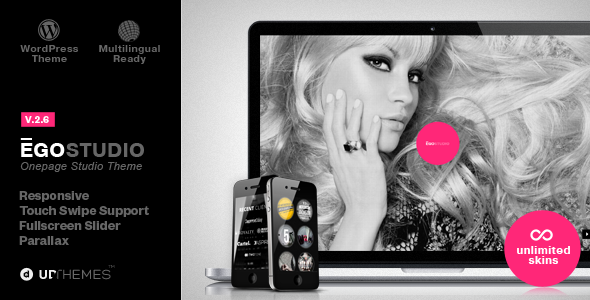 Ego Onepage Parallax Responsive WordPress Theme