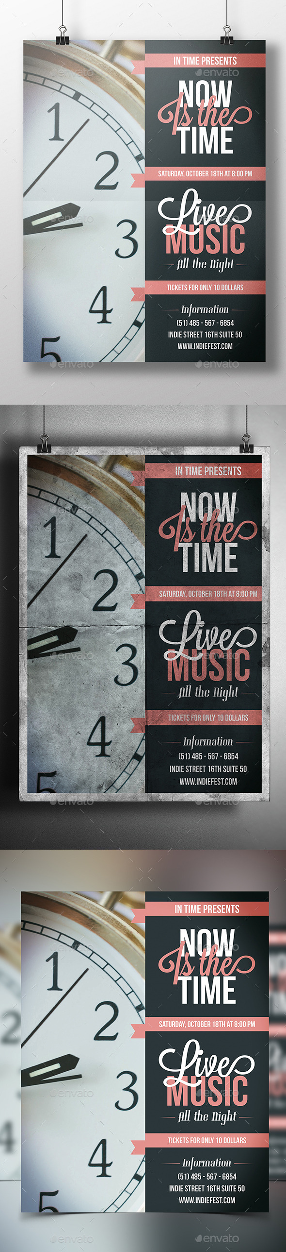 GraphicRiver In Time Flyer Template 9158281 GraphicRiver In Time Flyer Template 9158281