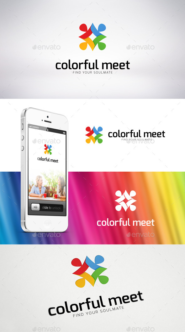 focus_keyword Colorful 20Meet 20Logo 20Template 20Preview