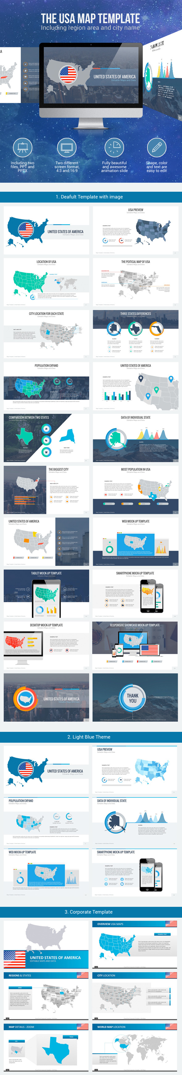 USA Maps with Animation USA Maps with Animation