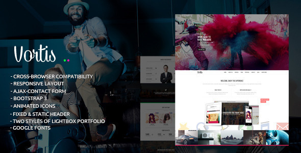 ThemeForest Vortis Responsive One Page HTML Template 9150336 ThemeForest Vortis Responsive One Page HTML Template 9150336