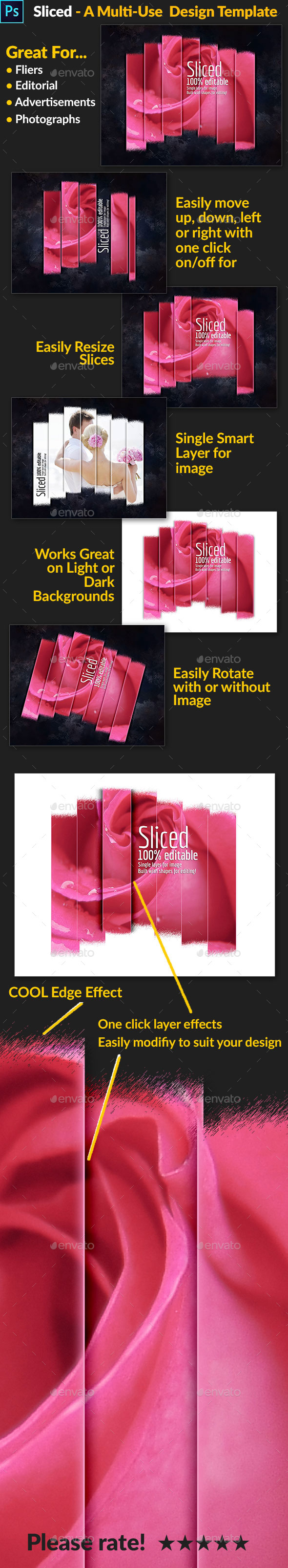 GraphicRiver Sliced A Multi-Use Design Template 9160073 GraphicRiver Sliced A Multi-Use Design Template 9160073