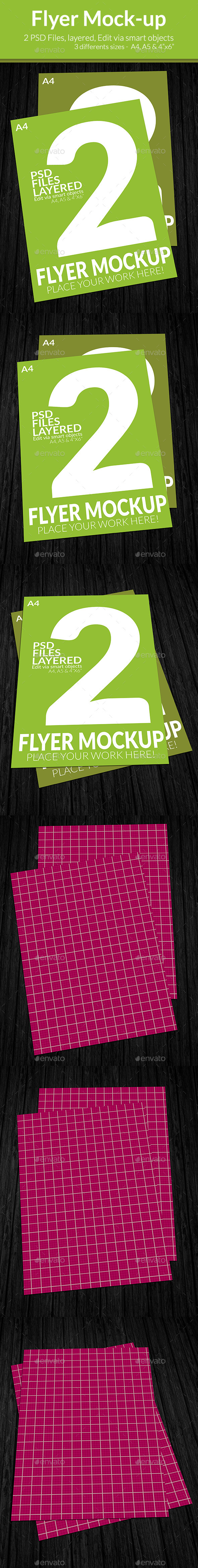 GraphicRiver Flyer Mock-up SS-8 9160097 GraphicRiver Flyer Mock-up SS-8 9160097
