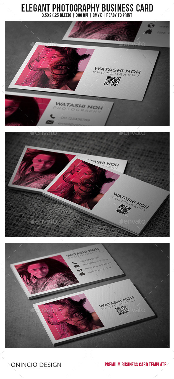 GraphicRiver Elegant Photography Business Card 9160462 GraphicRiver Elegant Photography Business Card 9160462