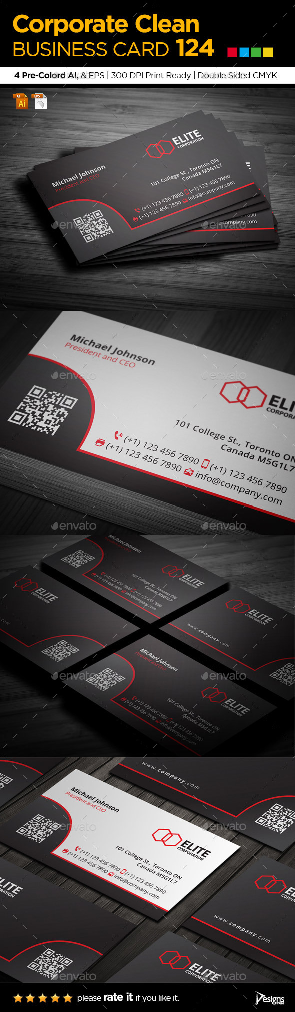 GraphicRiver Simple and Clean Business Card 124 9161591 GraphicRiver Simple and Clean Business Card 124 9161591