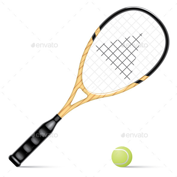 GraphicRiver Racket and a Tennis Ball 9161983 GraphicRiver Racket and a Tennis Ball 9161983