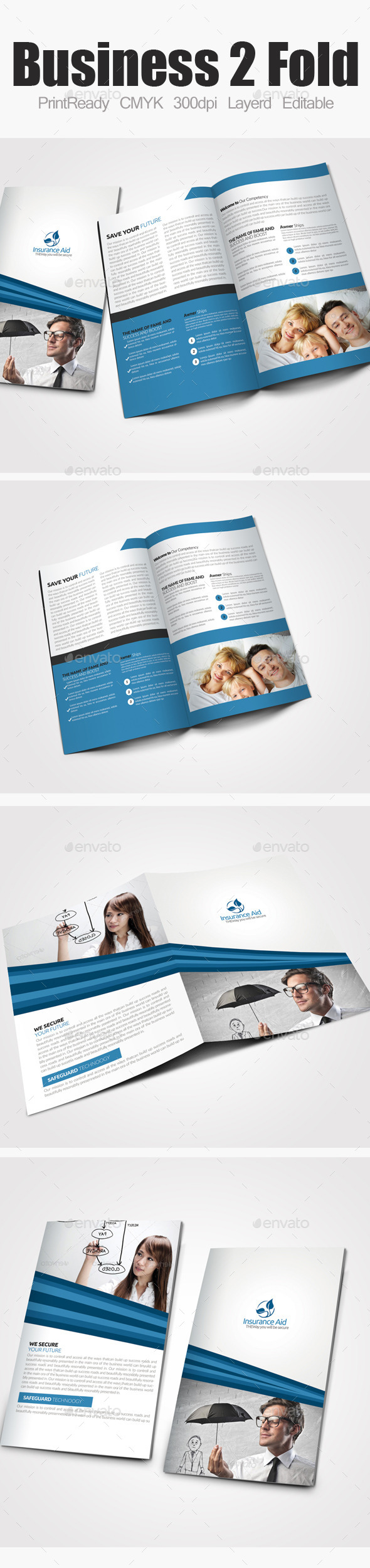 Insurance Corporate Bi Fold Brochure (Corporate)