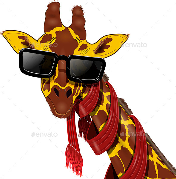 GraphicRiver Giraffe in Sunglasses 9162483 GraphicRiver Giraffe in Sunglasses 9162483