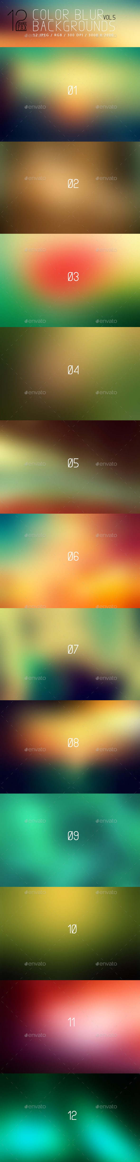 GraphicRiver 12 Color Blur Backgrounds Vol 5 9162727 GraphicRiver 12 Color Blur Backgrounds Vol 5 9162727