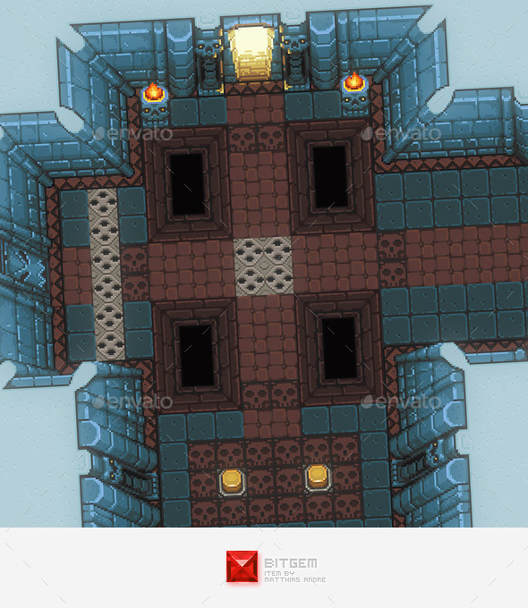 GraphicRiver RPG Dungeon Level Chip Set 02 Blue 9163727 GraphicRiver RPG Dungeon Level Chip Set 02 Blue 9163727
