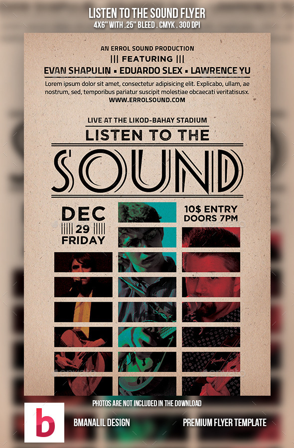 Listen to the Sound Flyer (Concerts)