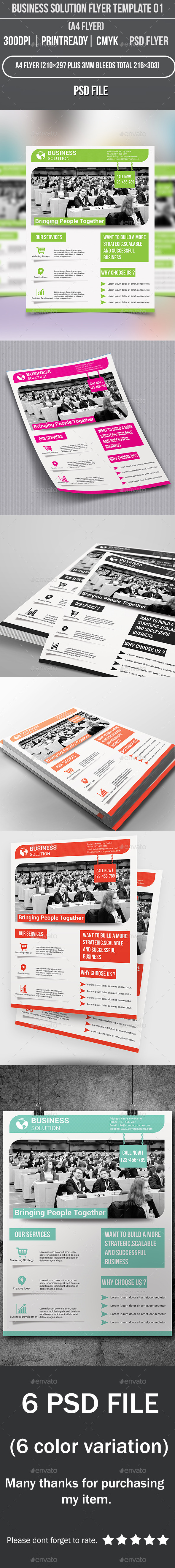 Business Solution Flyer Template 01 (Corporate)