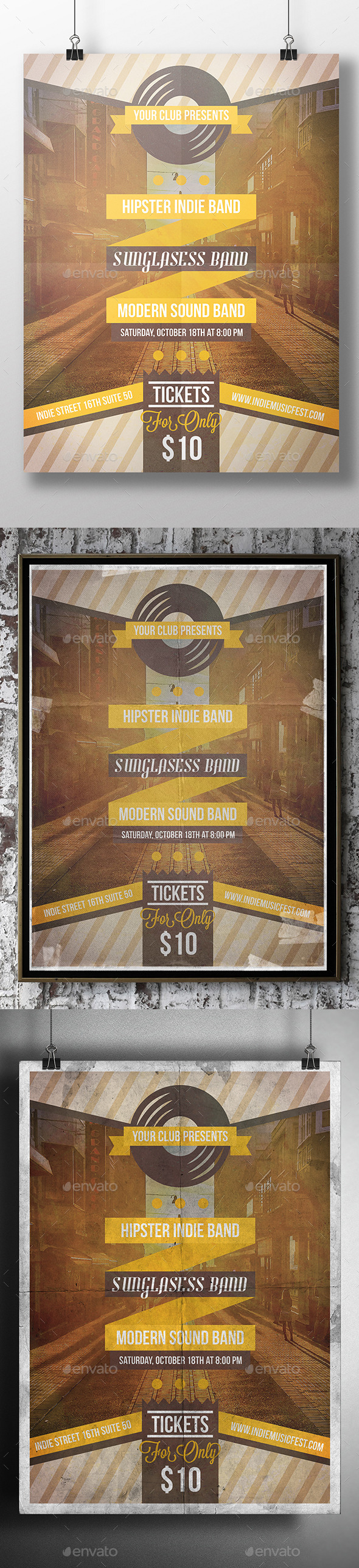 GraphicRiver Music Gig Poster Party Flyer 9165349 GraphicRiver Music Gig Poster Party Flyer 9165349
