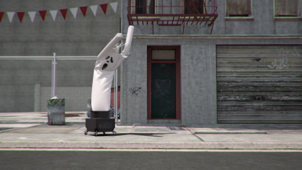 ghost inflatable tube man